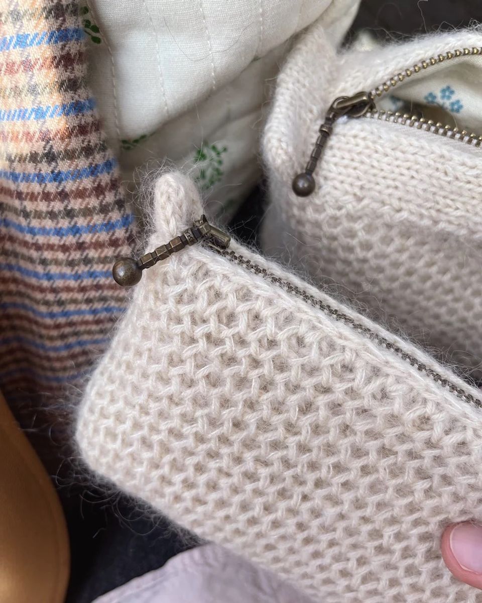 Glidelås 14 cm -flint- PetiteKnit