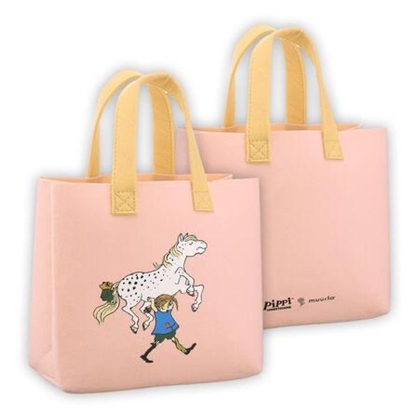 Hovedbilde Pippi langstrømpe bag -pippi og hesten, 25x25 cm