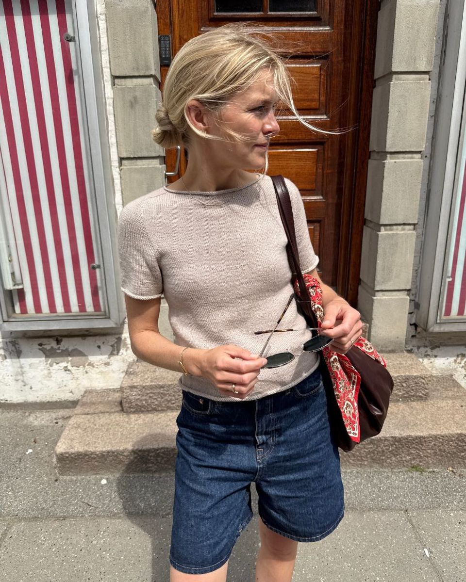 Mønster ivy tee Petiteknit