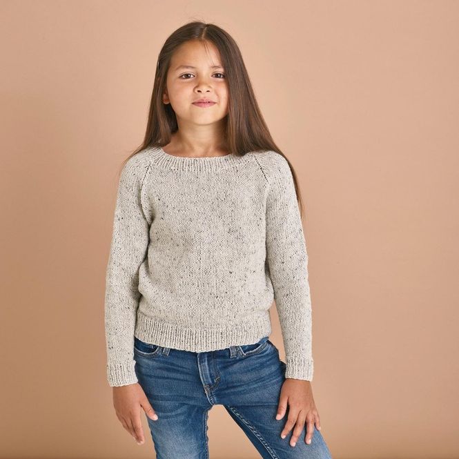 Hovedbilde Mønster Luna basisgenser m/raglan