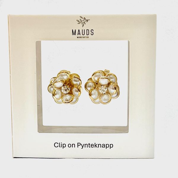 Hovedbilde Clip on pynteknapper g - pk.2 stk.